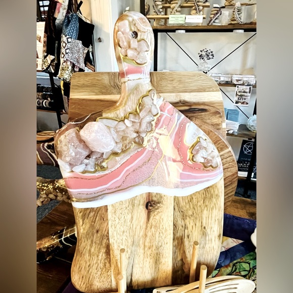Rose Quartz & Pink Charcuterie Board